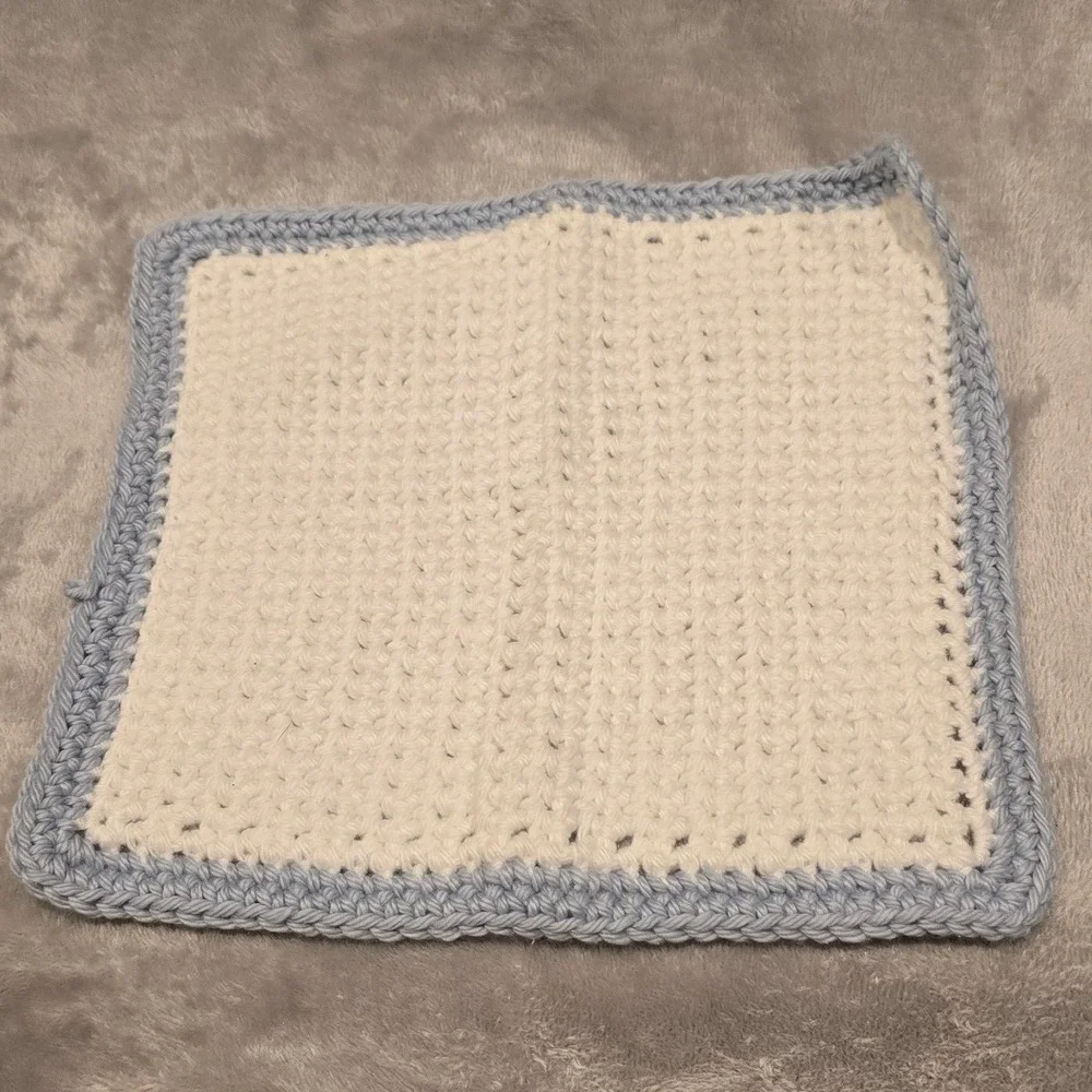 Handmade Crochet Washcloths Lot of‎ 20 Cotton Dishcloths Multi Color
